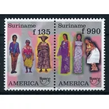 Tema América Upaep - Trajes Típicos - Surinam - Serie Mint