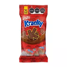 Ricolino Kranky Hojuelas Cubiertas De Chocolate 25pzas 375gr