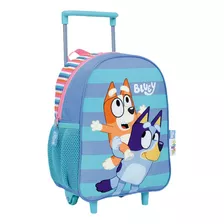 Mochila Bluey Original Con Carrito 