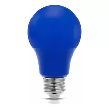 Lampara Bulbo Led 9w E27 Azul