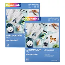 250 Hojas Papel Sublimacion Carta Sublimar Subl17 Kronaline