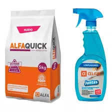 Alfaquick Junta Ancha Durazno 5 Kg + Limpiador Juntas 1/2 L