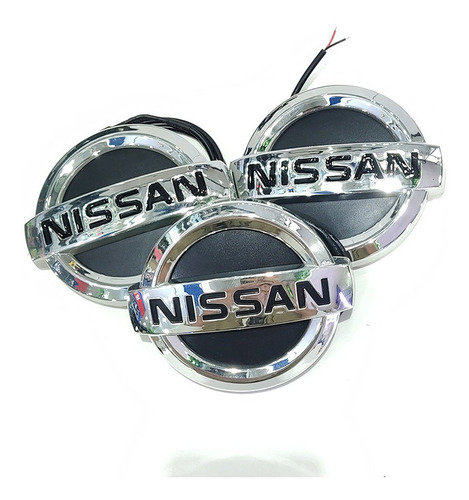 Apto Para Luz Led Con Logotipo De Nissan 4d, Color Blanco, 1 Foto 3