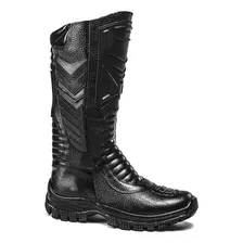 Bota Coturno Feminino Bombeiro Zíper Palmilha Em Gel