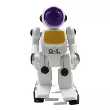 Brinquedo Mini Robo Boneco A Corda Movimento 10 Uni