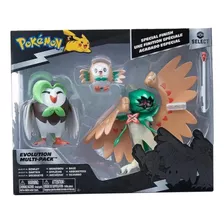 Pokémon Pack De Evolução - Rowlet, Dartrix E Decidueye