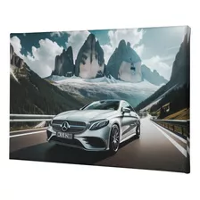 Cuadro Mural Mercedes Benz Paisaje Montañoso 50 X 40