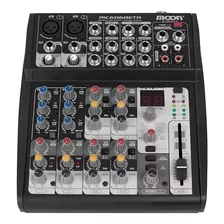 Consola De Sonido 6 Canales 16 Ef Digital - Moon Mc606beta 