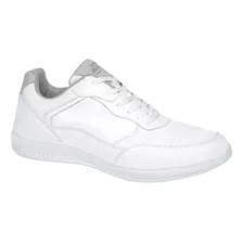 Tenis Urbano Casual Agujeta Nebel Walk 641 Blanco De Hombre