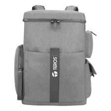 Mochila Teros Poliéster Para Laptop 14 Hasta 15 - Gris