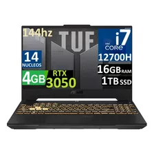 Laptop Asus Tuf F15 144z Ci7-12700h 16gb 1tb Ssd Rtx3050 4gb