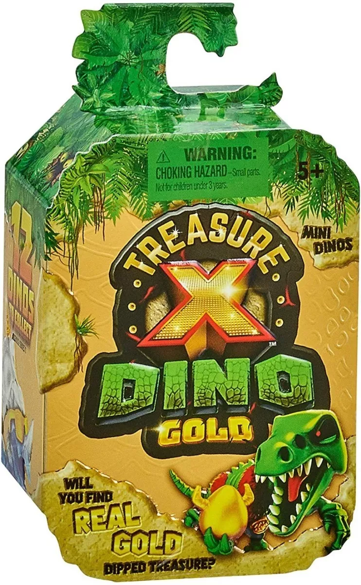Treasure X Tesoro Escondido Mini Dino Gold Sorpresa 41637