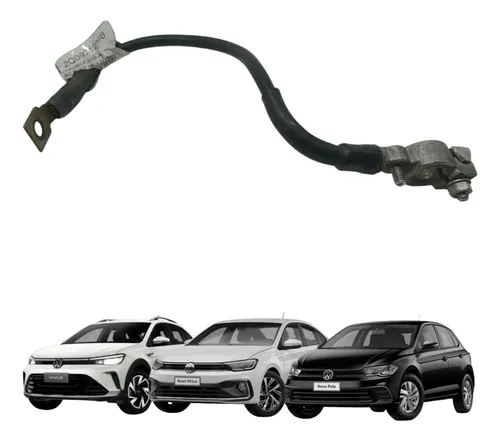 Cabo Negativo Bateria Vw Nivus Virtus Polo 2q0971235b Usado