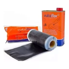 Kit Remendo Quente Vulcanite + Cola Preta - Kit Vulcaflex