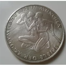 Moeda Alemanha 10 Marks Prata Olimpiade 1972 Sob