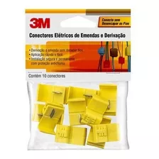 Conector Emenda Derivação Scotchlok 3x1,5 4x2,5 Amarelo 3m