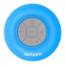 Alto-falante Exbom Cs-a6bt Portátil Com Bluetooth Waterproof Azul 