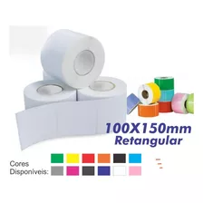 Etiqueta Adesiva 100x150mm Colorida E-commerce Envio Rápido