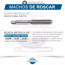 Machos De Roscar Fam- Rosca Metrica 14x1.50 - Ind. Argentina