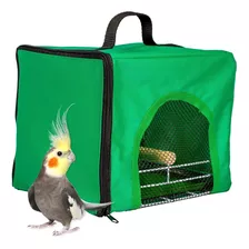 Bolsa Caixa Transporte Aves Calopsita Periquito Pássaros Top