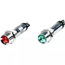 Indicador Led 8mm - 220v Rojo