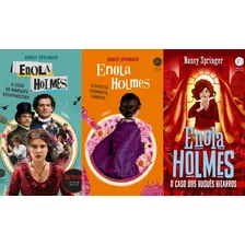 Enola Holmes Livros 1 2 E 3, De Nancy Sprigner. Verus Editora, Capa Mole Em Português, 2021