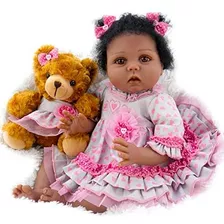 Aori Lifelike Baby Dolls Con Cuerpo Suave African American R