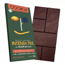 Chocolate Intenso 70% Cacau Vegano Cookoa 80g