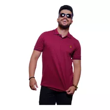 Camisa Gola Polo Masculina Algodão Casual Básica