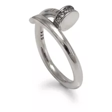 Anillo Clavo Plata925 Circón Joyería Fina