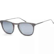 Nautica Mens N6244s Gafas De Sol Cuadradas, Espejo Ahumado P