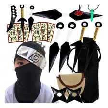 Kunai Naruto Shippuden Bandana + Balaclava Super Kit Ninja