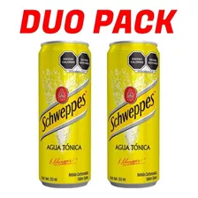 Agua Tónica Schweppes Lata 355ml Duo Pack