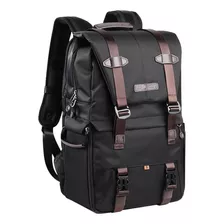 Mochila Para Fotógrafos Grande Impermeável K&f C/ Divisórias