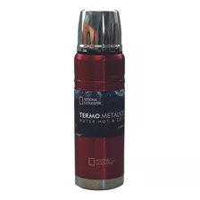 Termo Metalico National Geographic 500ml Rojo