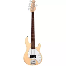 Sterling By Music Man Stingray Ray5 Bajo 5 Vintage Cream