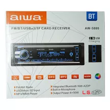 Autoradio Aiwa Panel Desmontable 7 Colores Bluetooth Usbx2