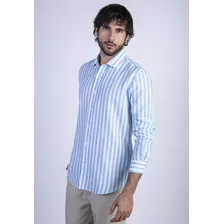 Camisa Fontana F Celeste Ferouch Ss24