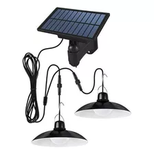 Solar Colgante Light Of Double Head For Outdoor And Interior