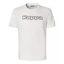 Remera Kappa Logo Fromen Slim Blanco - 001