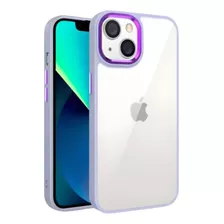 Funda Para iPhone 15, 15 Pro Max Borde Cromado Color Camara