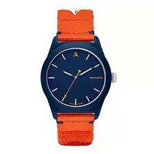 One Eleven Men Sw2 Quartz Reloj Solar Casual De Acero Inoxid