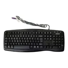 Teclado Ps2 F21-kb12 Dp3 Diebold Com Ç Cor De Teclado Preto Idioma Português