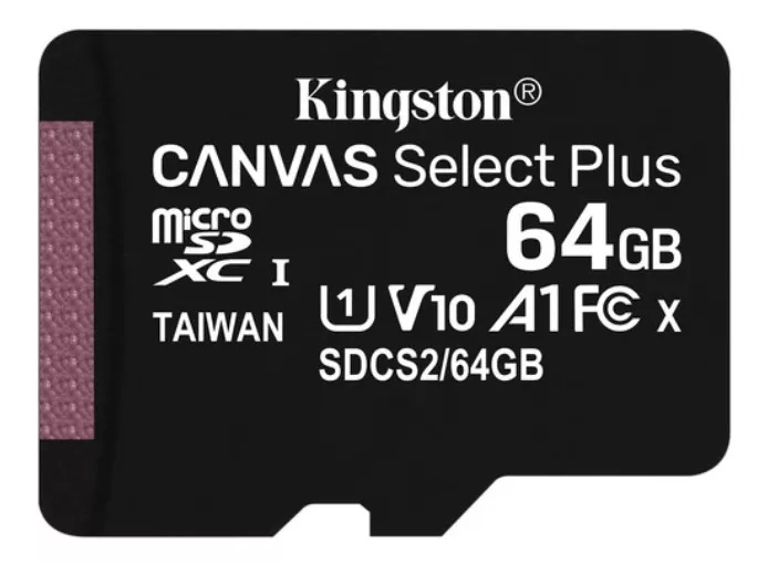 Tarjeta De Memoria Kingston Sdcs2sp Canvas Select Plus 64gb