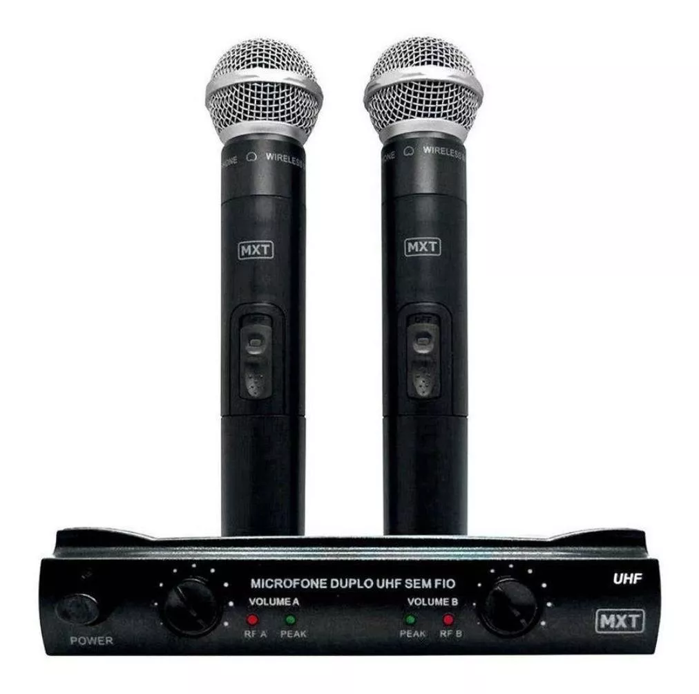 Microfones Mxt Uhf-302 Dinâmico