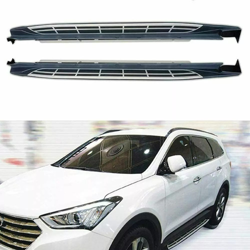 Estribo  Hyundai Santa Fe 2017-2018 Original Aluminio Foto 2