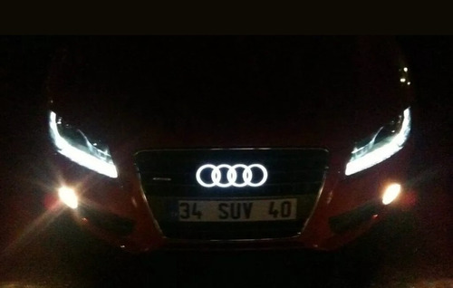 Emblema Audi Led Iluminado Parrilla A6 A7 S6 S7 Q5 Q7 Q8 Rs Foto 3