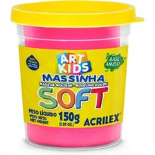 Massinha De Modelar Soft Pote 150g - Rosa - Acrilex