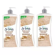  Kit Hidratante St Ives 532 Ml Com 3 Unidades Aveia