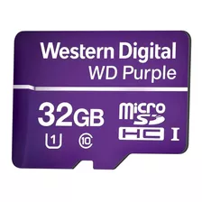 Cartão De Memória 32gb Sd Wd Purple